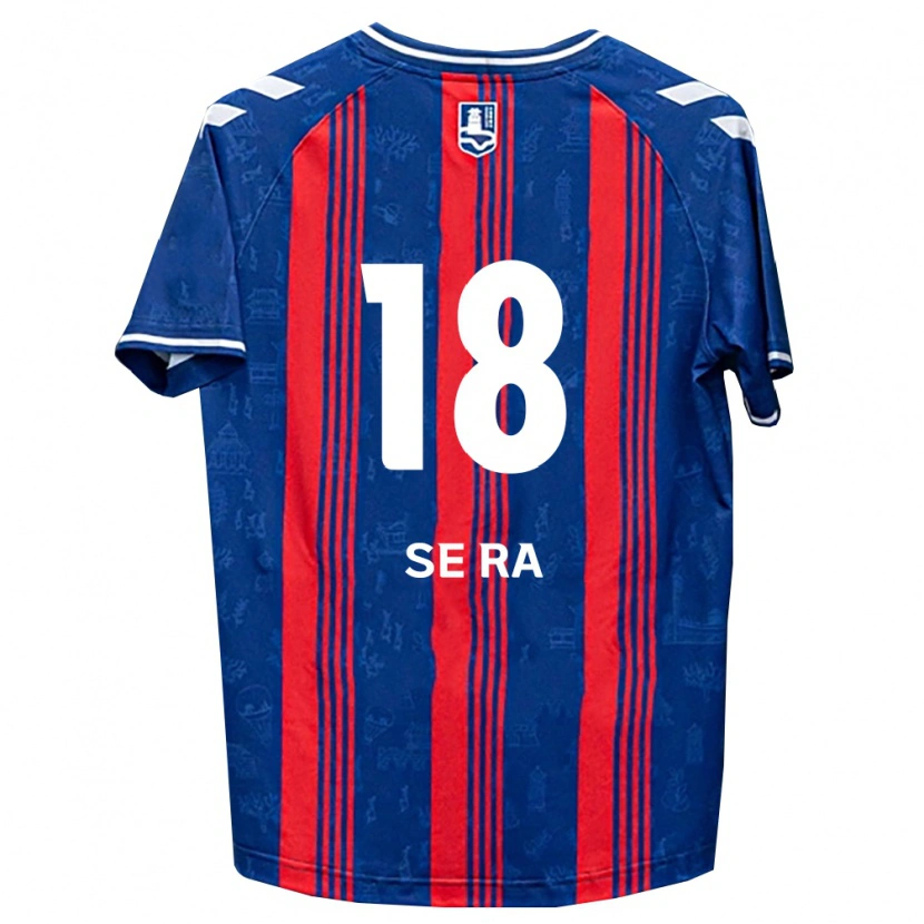 Danxen Dětské Se-Ra Park #18 Modrá Červená Bílá Domů Hráčské Dresy 2026/27 Dres