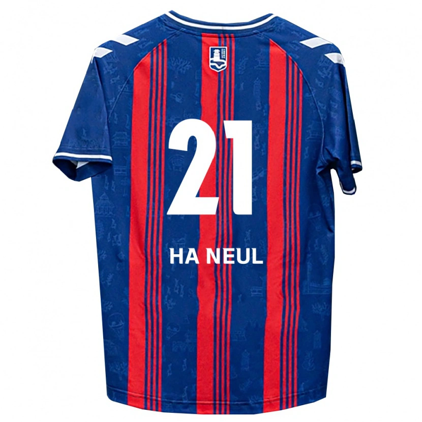 Danxen Dětské Ha-Neul Jeon #21 Modrá Červená Bílá Domů Hráčské Dresy 2026/27 Dres