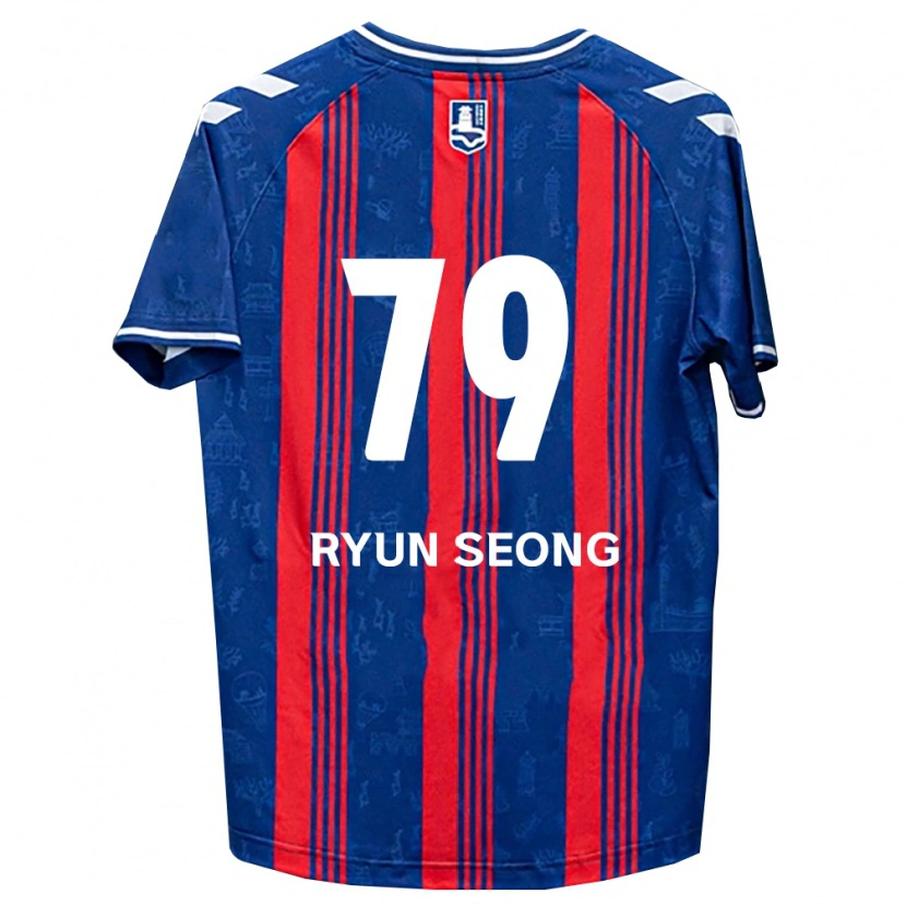 Danxen Dětské Ryun-Seong Choe #79 Modrá Červená Bílá Domů Hráčské Dresy 2026/27 Dres