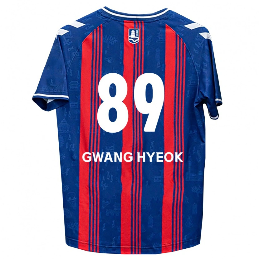 Danxen Dětské Gwang-Hyeok Lee #89 Modrá Červená Bílá Domů Hráčské Dresy 2026/27 Dres