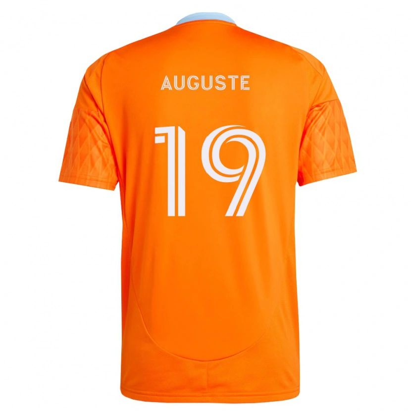 Danxen Dětské Charles Auguste #19 Oranžová Bílá Domů Hráčské Dresy 2026/27 Dres
