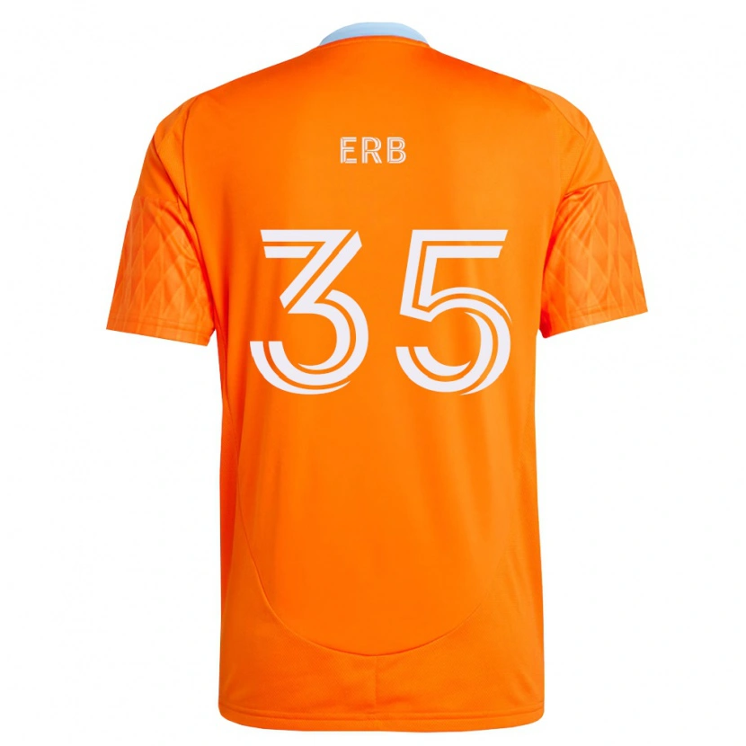 Danxen Dětské Logan Erb #35 Oranžová Bílá Domů Hráčské Dresy 2026/27 Dres