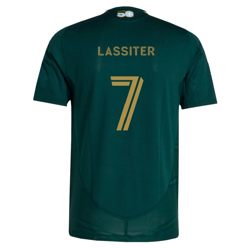 Danxen Dětské Ariel Lassiter #7 Tmavě Zelená Hnědá Domů Hráčské Dresy 2026/27 Dres