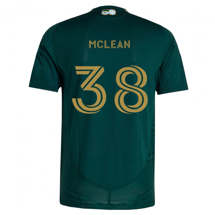 Danxen Dětské Justin Mclean #38 Tmavě Zelená Hnědá Domů Hráčské Dresy 2026/27 Dres