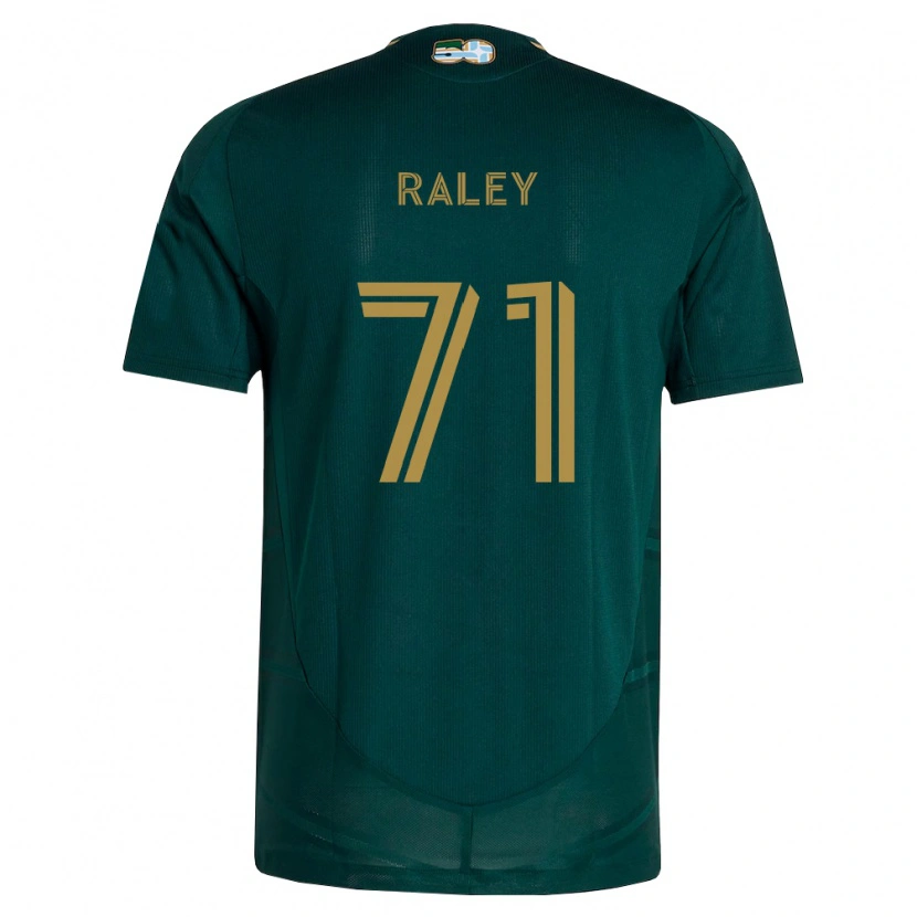 Danxen Dětské Liam Raley #71 Tmavě Zelená Hnědá Domů Hráčské Dresy 2026/27 Dres