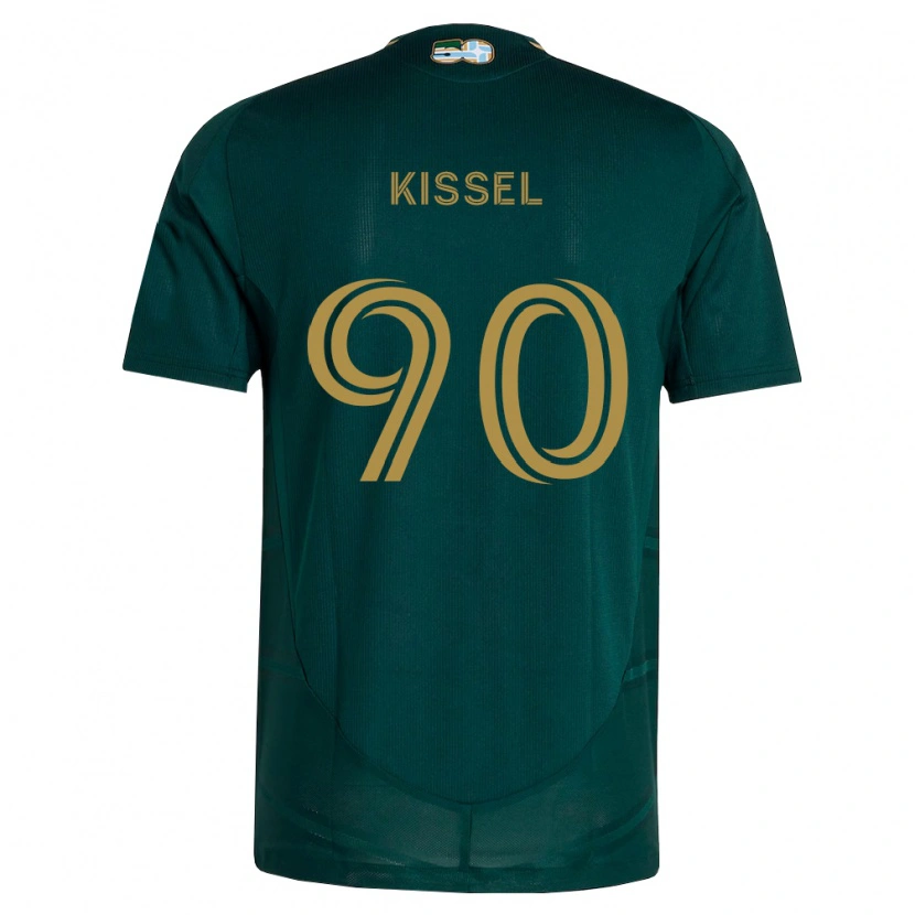 Danxen Dětské Maximilian Kissel #90 Tmavě Zelená Hnědá Domů Hráčské Dresy 2026/27 Dres