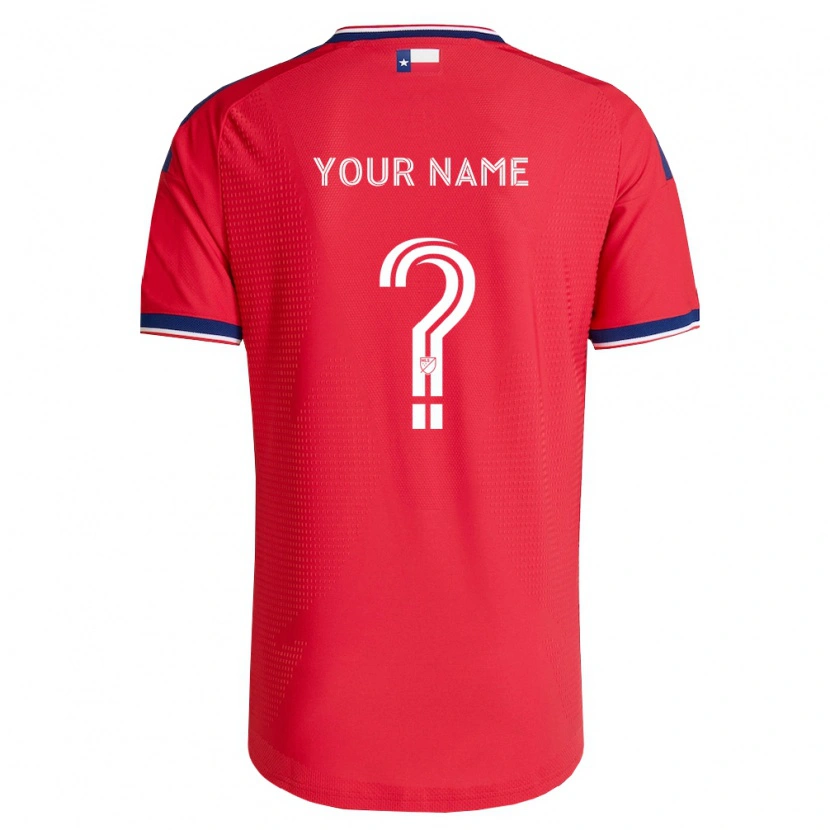Danxen Dětské Tvé Jméno #0 Červená Modrá Bílá Domů Hráčské Dresy 2026/27 Dres