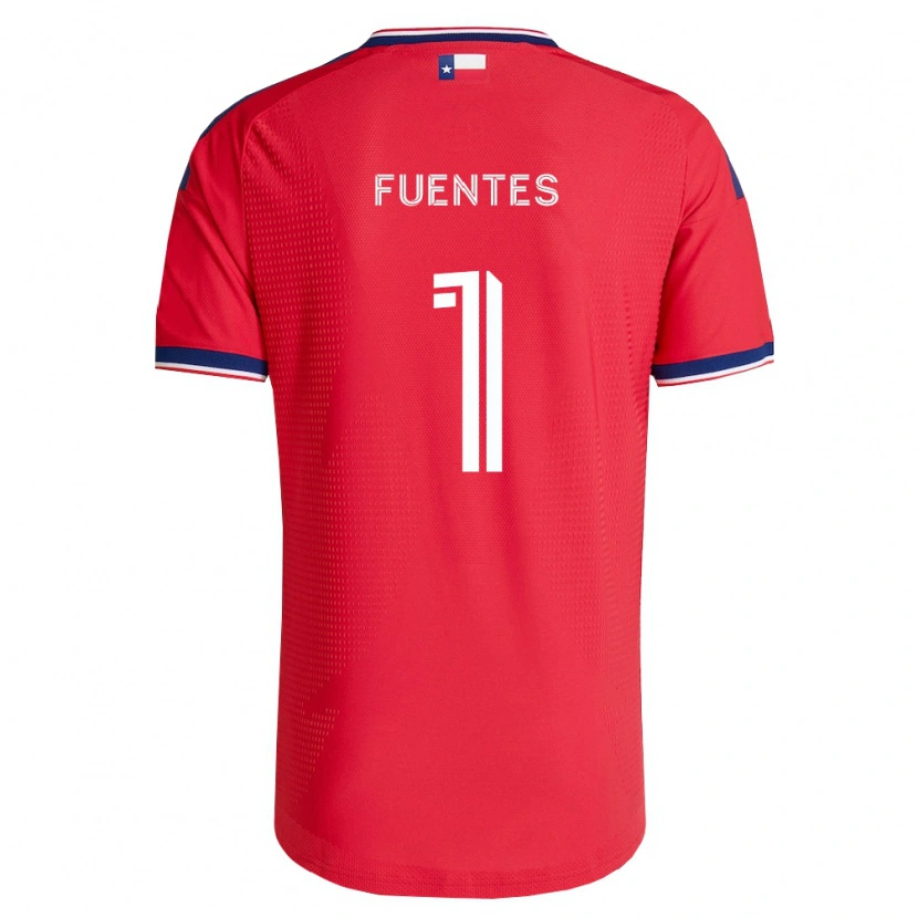 Danxen Dětské Eliezer Fuentes #1 Červená Modrá Bílá Domů Hráčské Dresy 2026/27 Dres