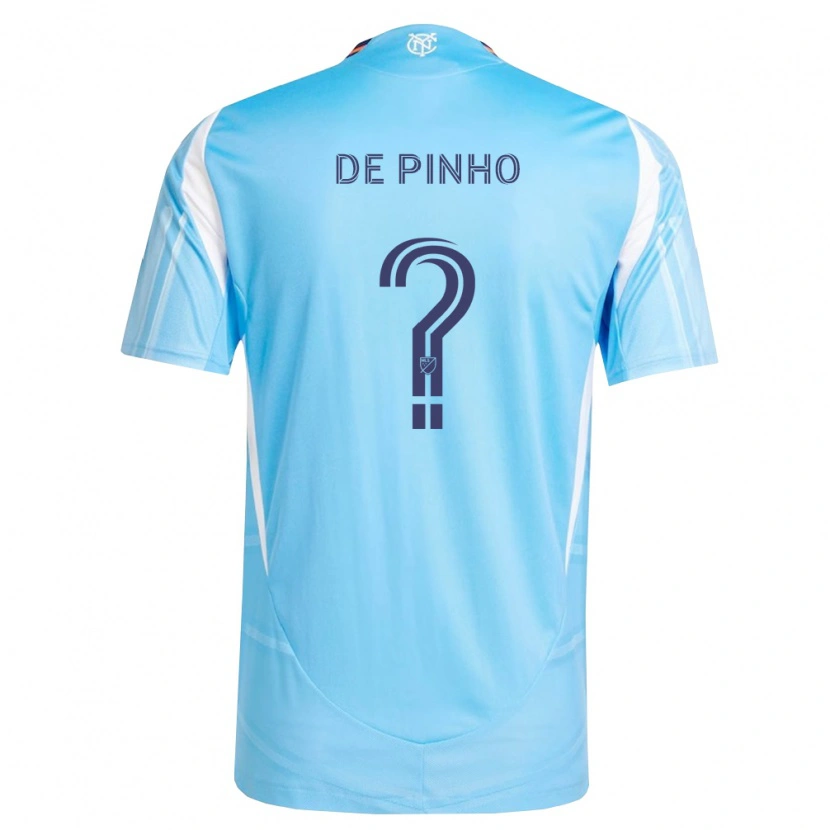 Danxen Dětské Lucas De Pinho #0 Nebesky Modrá Bílá Domů Hráčské Dresy 2026/27 Dres