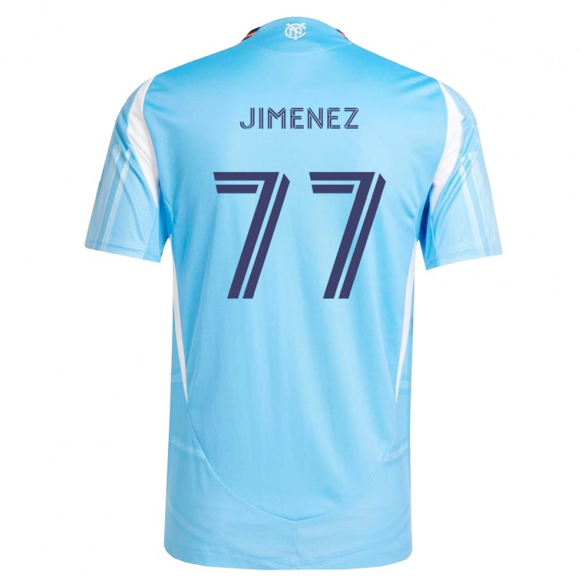 Danxen Dětské Jonathan Jiménez #77 Nebesky Modrá Bílá Domů Hráčské Dresy 2026/27 Dres
