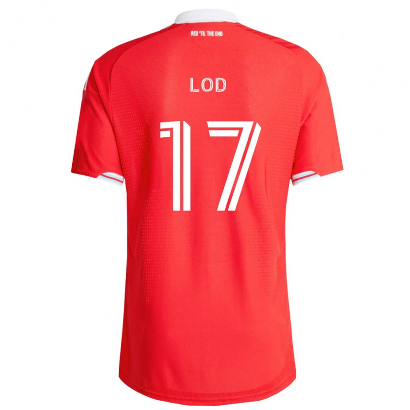 Danxen Dětské Robin Lod #17 Červená Tmavě Modrá Bílá Domů Hráčské Dresy 2026/27 Dres