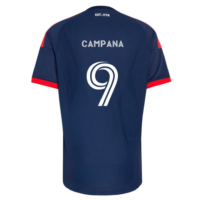 Danxen Dětské Leonardo Campana #9 Královsky Modrá Červená Bílá Domů Hráčské Dresy 2026/27 Dres