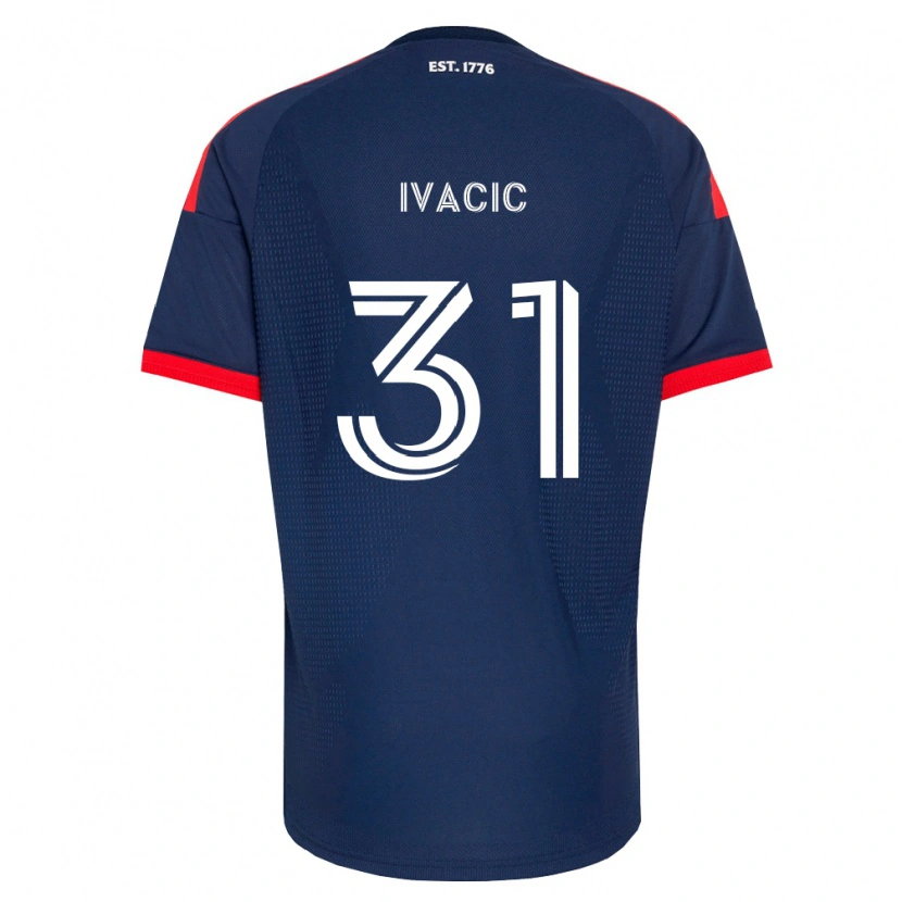 Danxen Dětské Aljaz Ivacic #31 Královsky Modrá Červená Bílá Domů Hráčské Dresy 2026/27 Dres