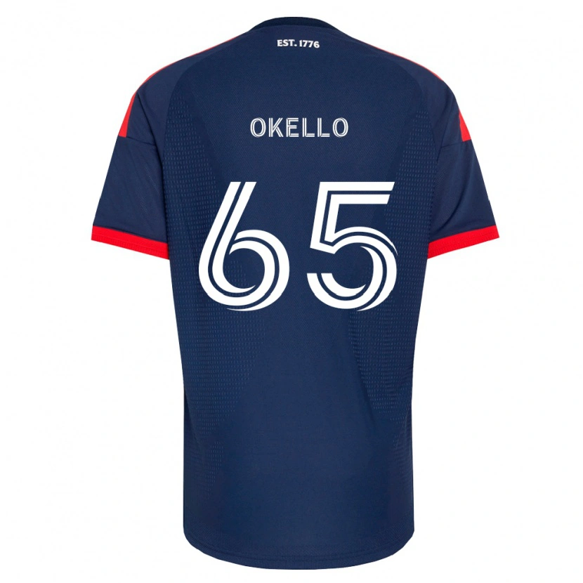 Danxen Dětské Noble Okello #65 Královsky Modrá Červená Bílá Domů Hráčské Dresy 2026/27 Dres