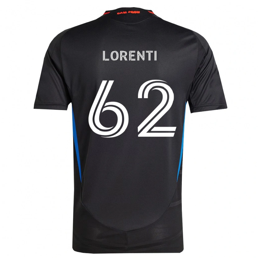Danxen Dětské Dominic Lorenti #62 Modrá Bílá Černá Domů Hráčské Dresy 2026/27 Dres