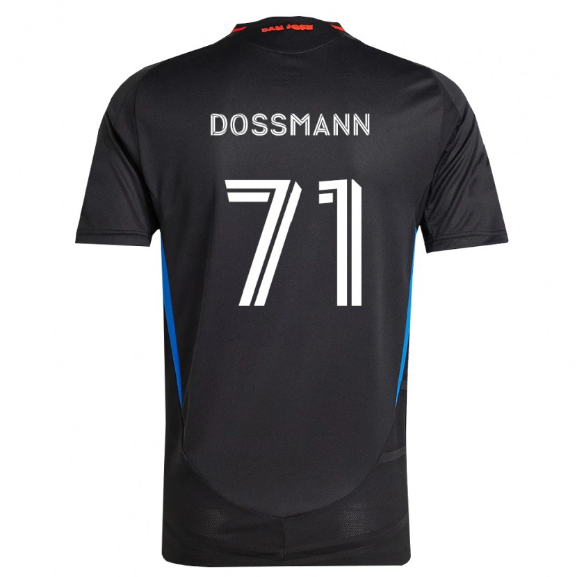 Danxen Dětské Niklas Dossmann #71 Modrá Bílá Černá Domů Hráčské Dresy 2026/27 Dres