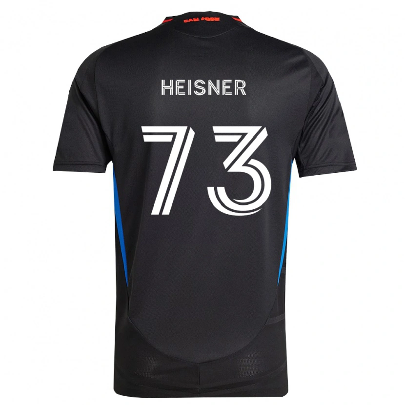 Danxen Dětské Jacob Heisner #73 Modrá Bílá Černá Domů Hráčské Dresy 2026/27 Dres