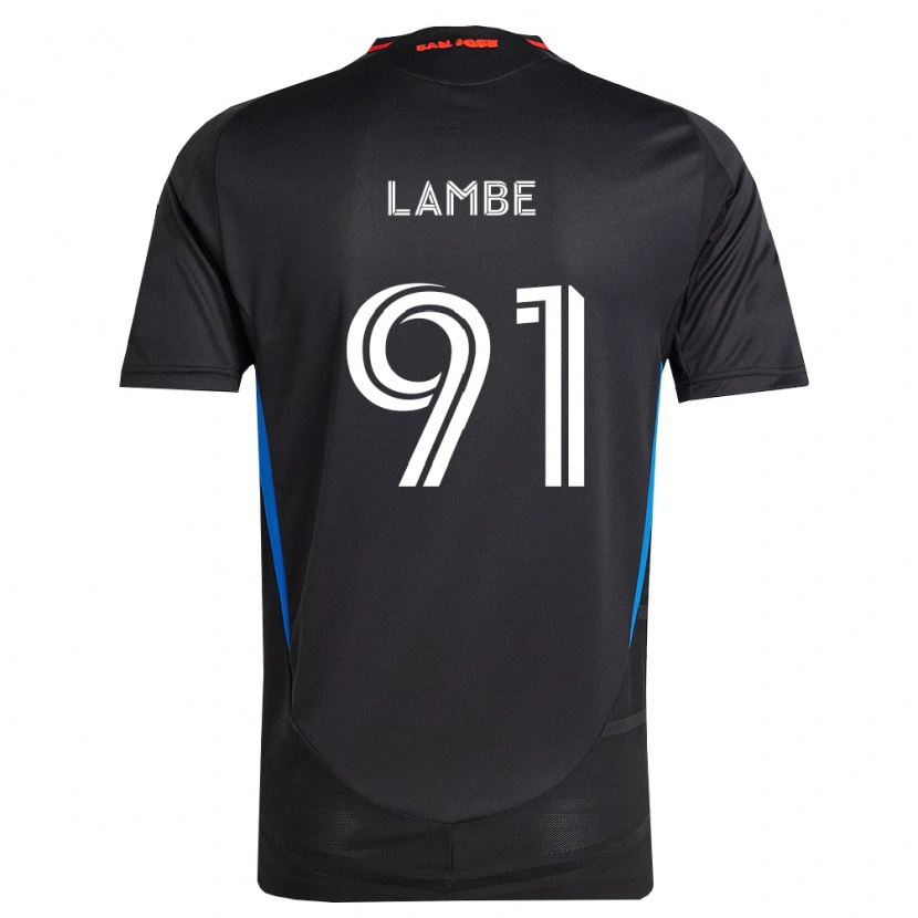 Danxen Dětské Connor Lambe #91 Modrá Bílá Černá Domů Hráčské Dresy 2026/27 Dres