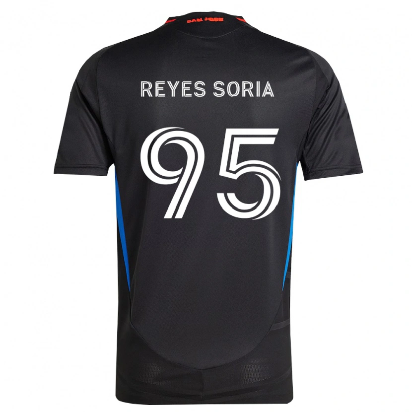 Danxen Dětské Randhu Reyes Soria #95 Modrá Bílá Černá Domů Hráčské Dresy 2026/27 Dres