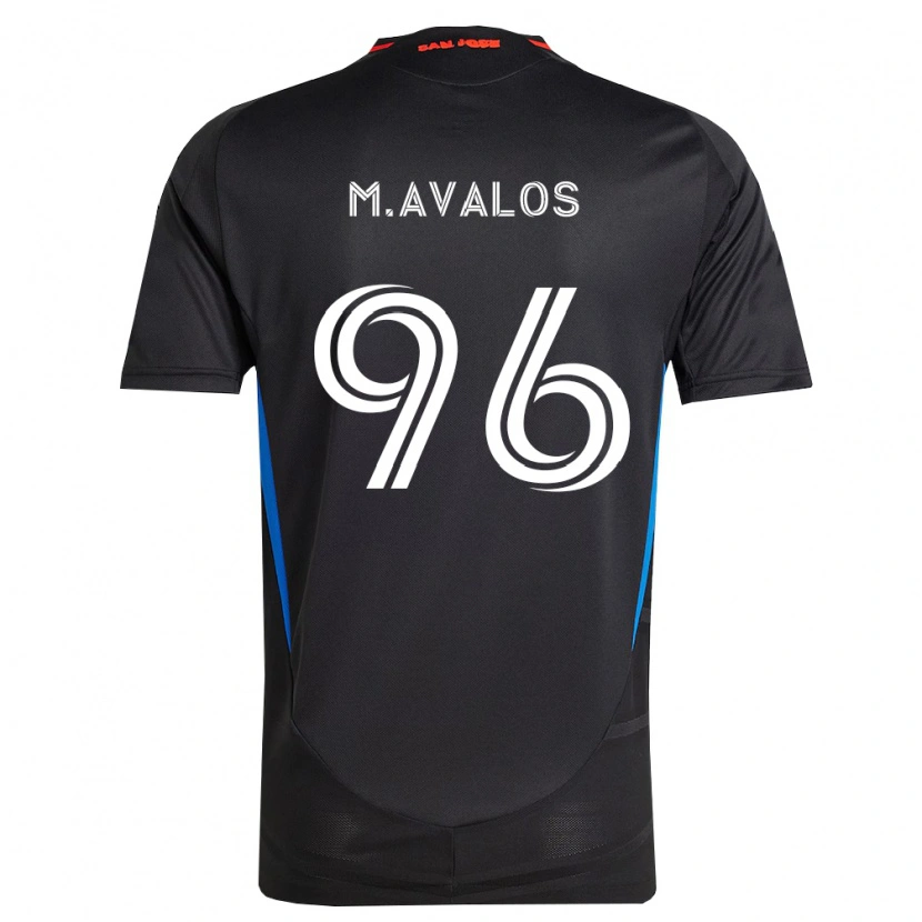 Danxen Dětské Marcelo Ávalos #96 Modrá Bílá Černá Domů Hráčské Dresy 2026/27 Dres