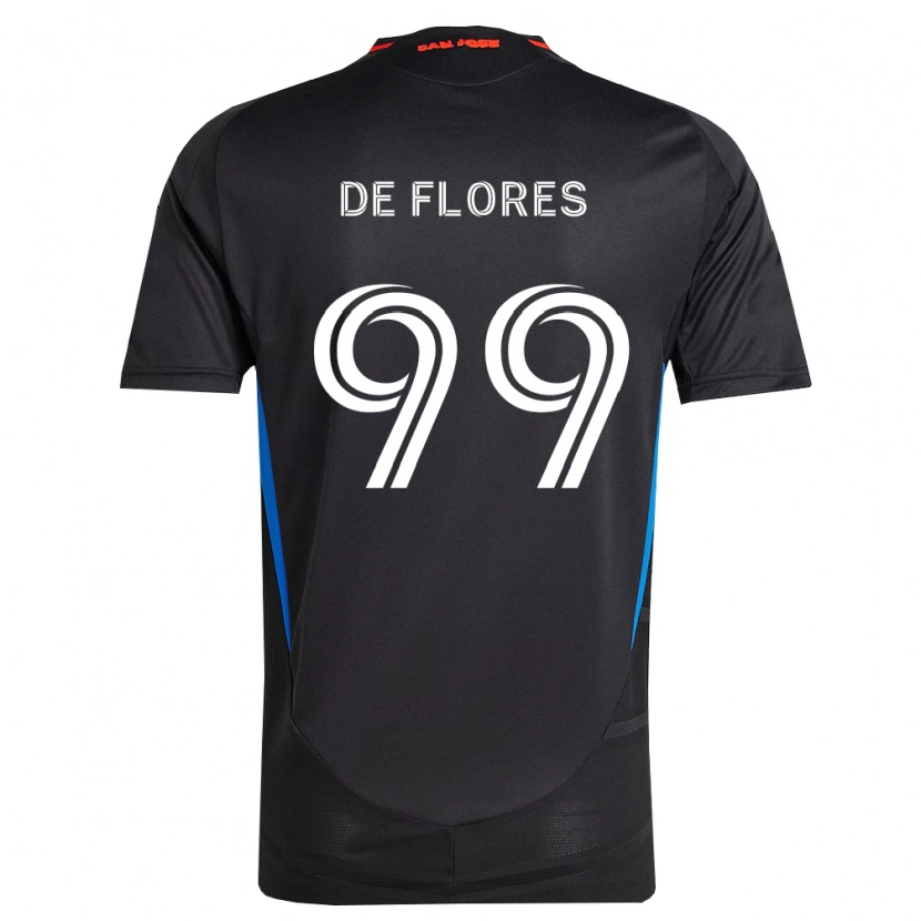 Danxen Dětské Shane De Flores #99 Modrá Bílá Černá Domů Hráčské Dresy 2026/27 Dres
