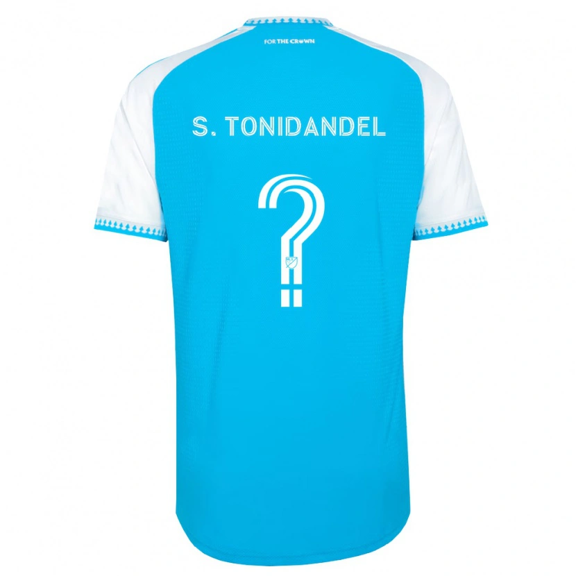 Danxen Dětské Simon Tonidandel #0 Nebesky Modrá Bílá Černá Domů Hráčské Dresy 2026/27 Dres