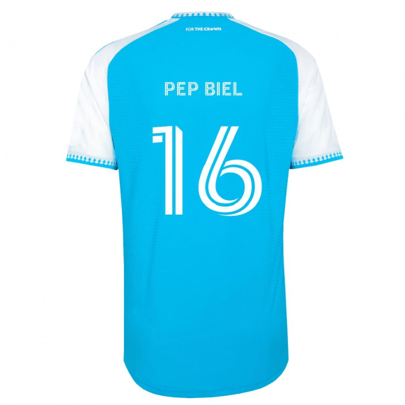 Danxen Dětské Pep Biel #16 Nebesky Modrá Bílá Černá Domů Hráčské Dresy 2026/27 Dres