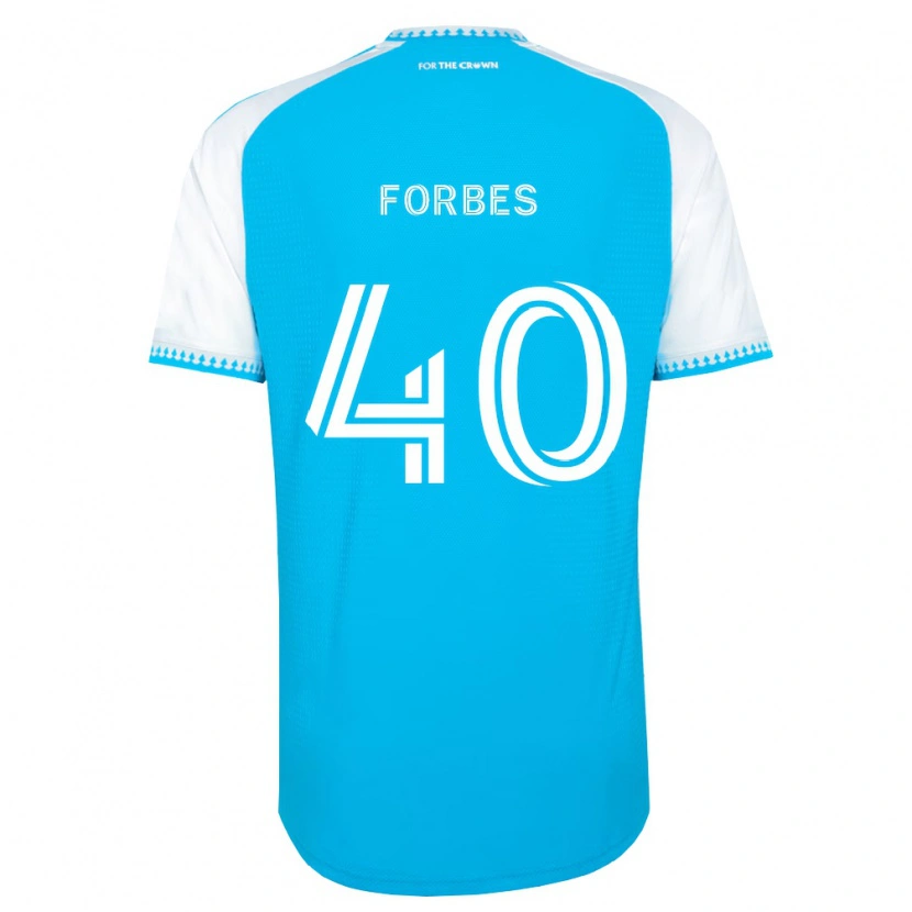 Danxen Dětské Jahlane Forbes #40 Nebesky Modrá Bílá Černá Domů Hráčské Dresy 2026/27 Dres