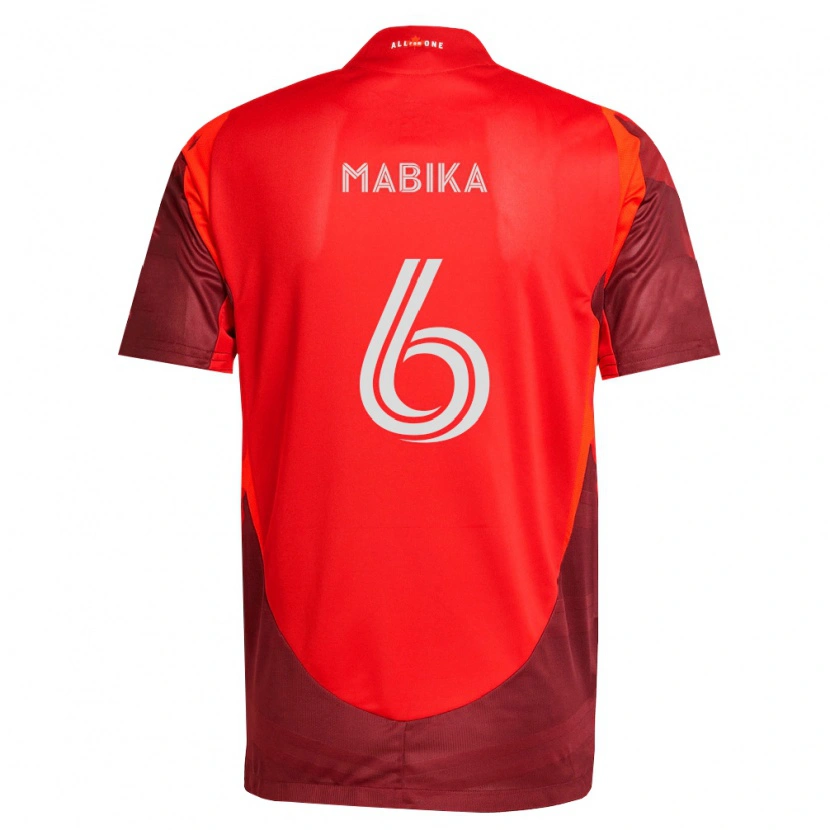 Danxen Dětské Aimé Mabika #6 Vínová Červená Domů Hráčské Dresy 2026/27 Dres
