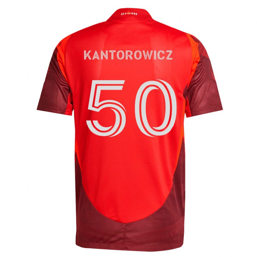 Danxen Dětské Dominic Kantorowicz #50 Vínová Červená Domů Hráčské Dresy 2026/27 Dres