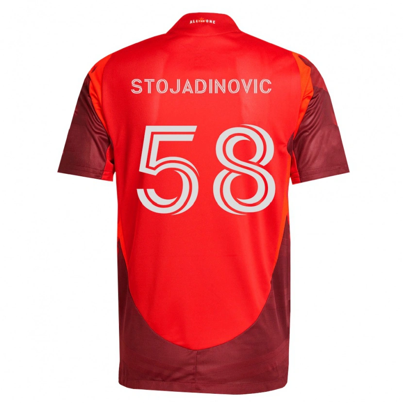 Danxen Dětské Marko Stojadinovic #58 Vínová Červená Domů Hráčské Dresy 2026/27 Dres