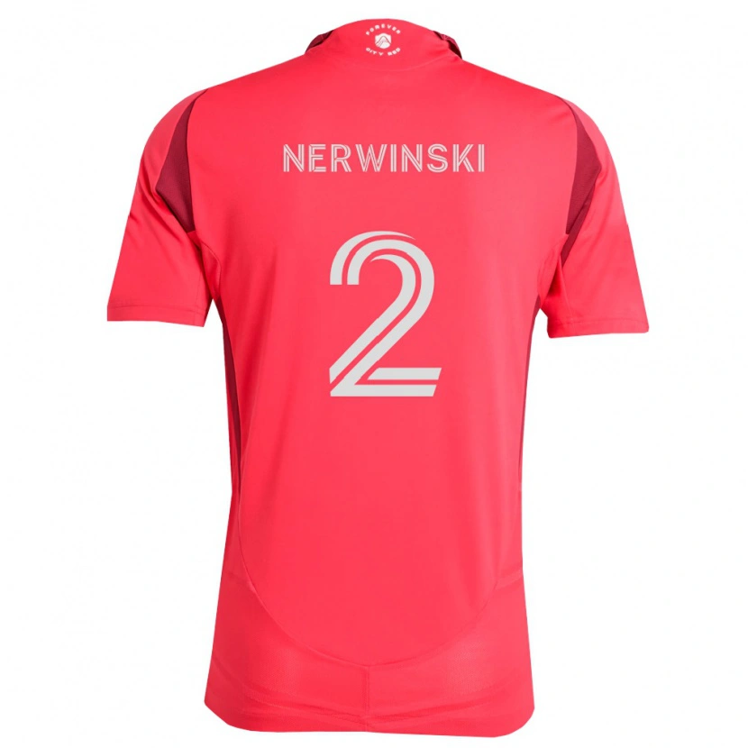 Danxen Dětské Jake Nerwinski #2 Purpurová Bílá Domů Hráčské Dresy 2026/27 Dres