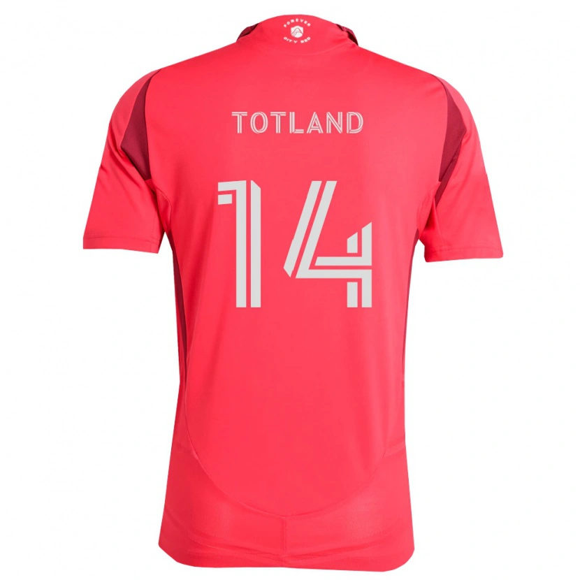 Danxen Dětské Tomas Totland #14 Purpurová Bílá Domů Hráčské Dresy 2026/27 Dres