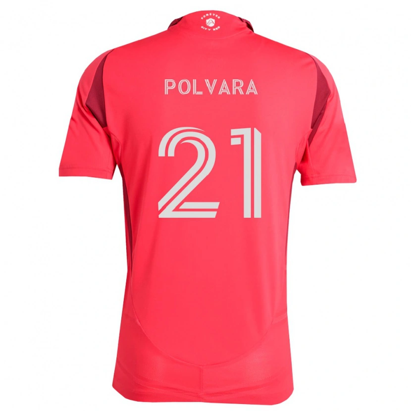 Danxen Dětské Dante Polvara #21 Purpurová Bílá Domů Hráčské Dresy 2026/27 Dres
