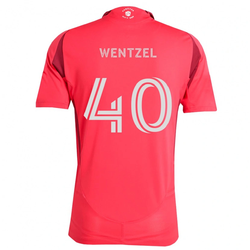 Danxen Dětské Michael Wentzel #40 Purpurová Bílá Domů Hráčské Dresy 2026/27 Dres