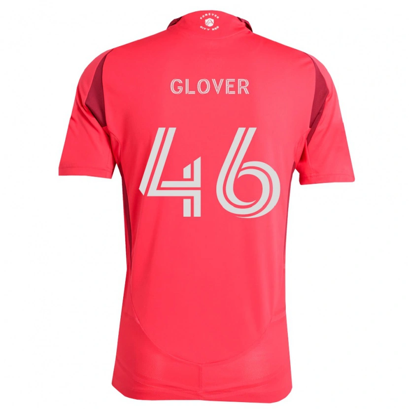 Danxen Dětské Caden Glover #46 Purpurová Bílá Domů Hráčské Dresy 2026/27 Dres