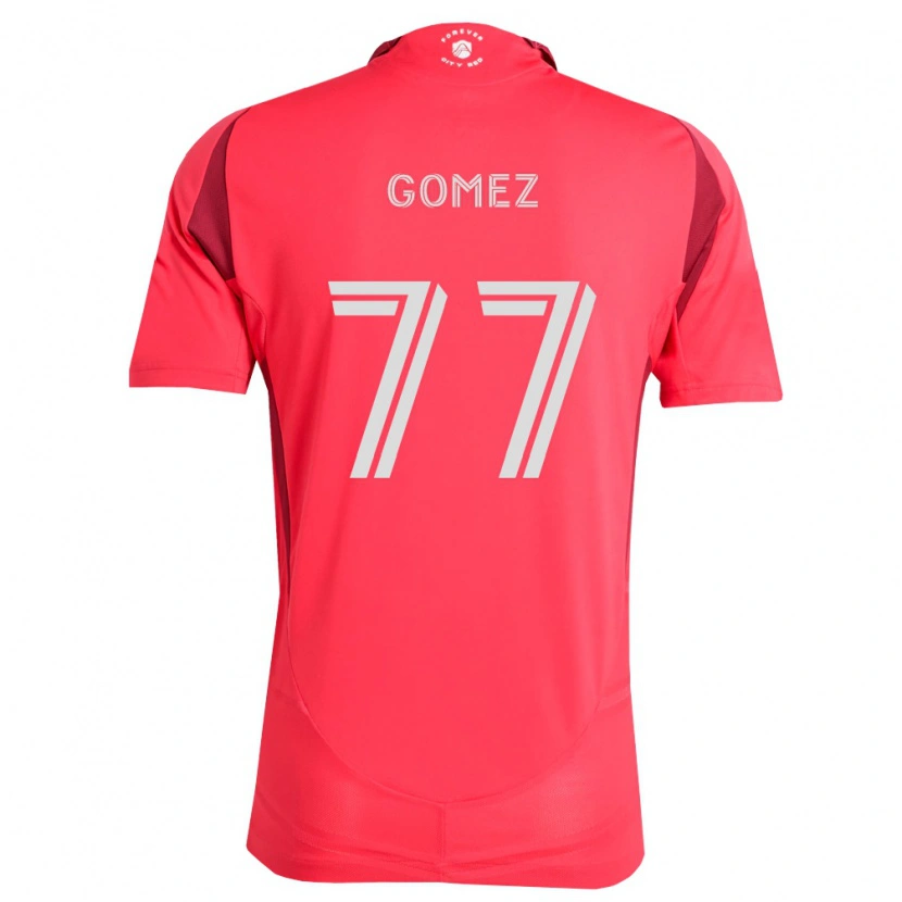 Danxen Dětské Sam Gomez #77 Purpurová Bílá Domů Hráčské Dresy 2026/27 Dres