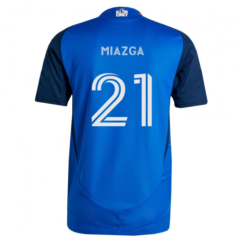 Danxen Dětské Matt Miazga #21 Královsky Modrá Oranžová Domů Hráčské Dresy 2026/27 Dres