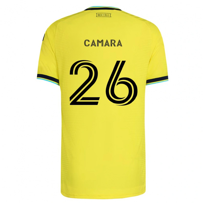Danxen Dětské Famara Camara #26 Jasně Žlutá Tmavě Modrá Domů Hráčské Dresy 2026/27 Dres