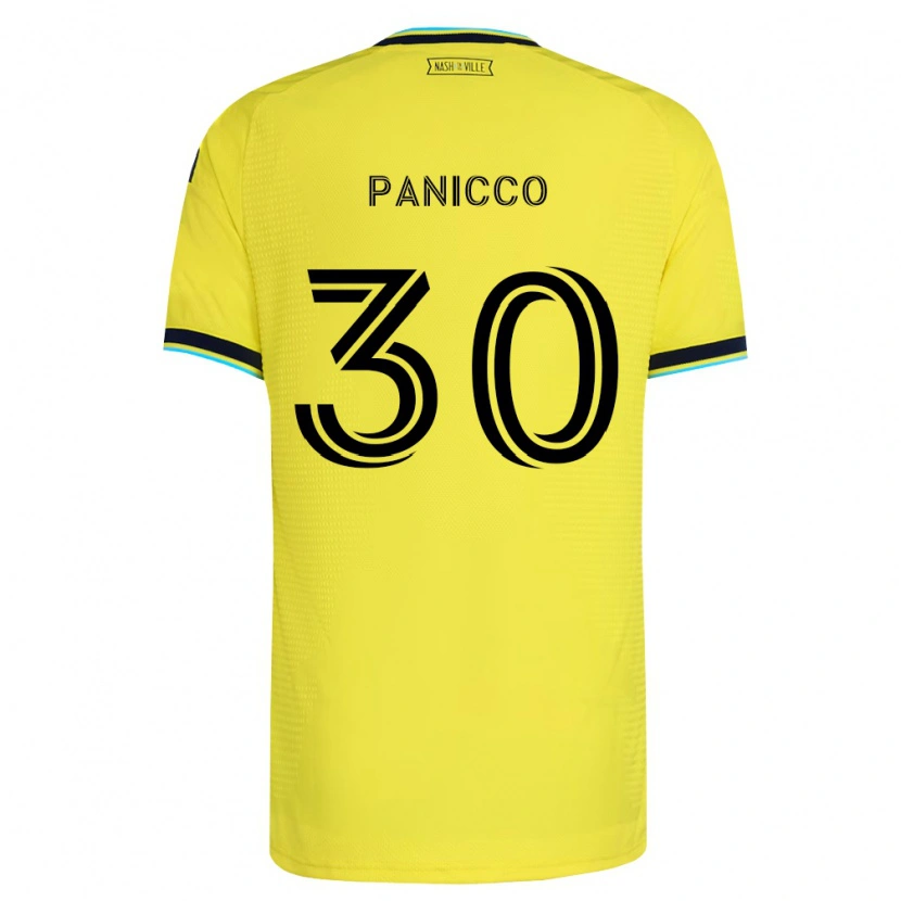 Danxen Dětské Elliot Panicco #30 Jasně Žlutá Tmavě Modrá Domů Hráčské Dresy 2026/27 Dres
