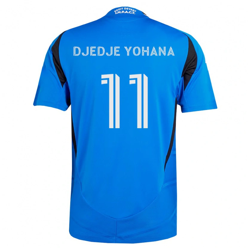 Danxen Dětské Kabie Djedje Yohana #11 Modrá Bílá Černá Domů Hráčské Dresy 2026/27 Dres