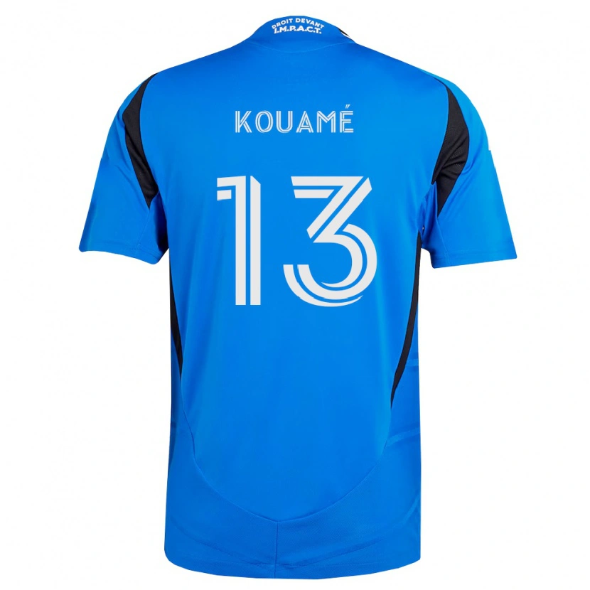 Danxen Dětské Rafael Kouamé #13 Modrá Bílá Černá Domů Hráčské Dresy 2026/27 Dres