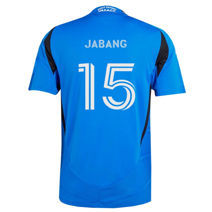 Danxen Dětské Ousman Jabang #15 Modrá Bílá Černá Domů Hráčské Dresy 2026/27 Dres