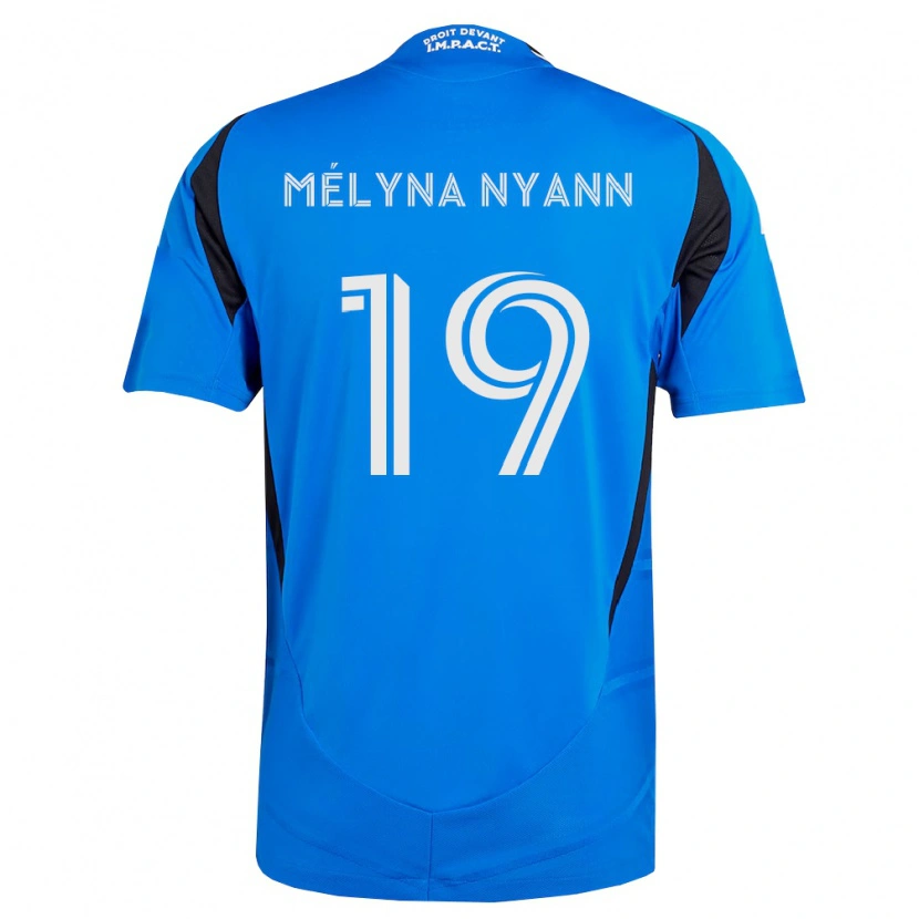 Danxen Dětské Alexis Mélyna Nyann #19 Modrá Bílá Černá Domů Hráčské Dresy 2026/27 Dres