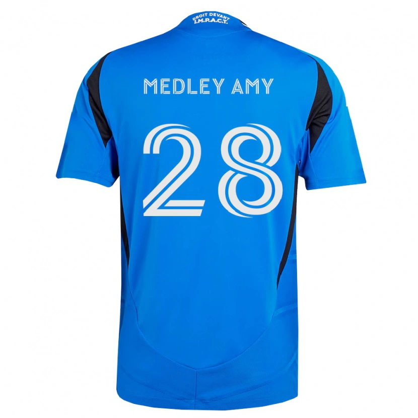 Danxen Dětské Medley Amy #28 Modrá Bílá Černá Domů Hráčské Dresy 2026/27 Dres