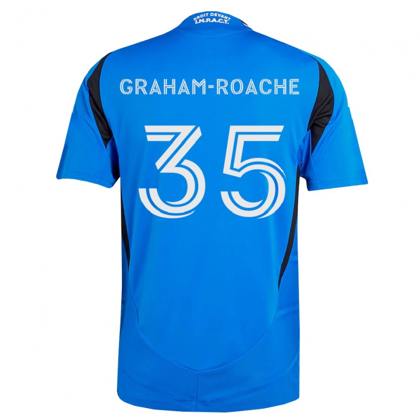 Danxen Dětské Owen Graham-Roache #35 Modrá Bílá Černá Domů Hráčské Dresy 2026/27 Dres