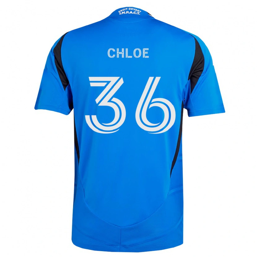 Danxen Dětské Scicchitano Chloe #36 Modrá Bílá Černá Domů Hráčské Dresy 2026/27 Dres