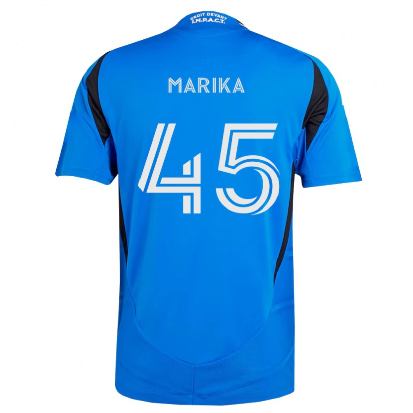 Danxen Dětské Cregheur Marika #45 Modrá Bílá Černá Domů Hráčské Dresy 2026/27 Dres