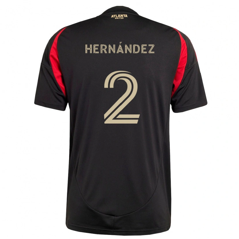 Danxen Dětské Ronald Hernández #2 Černá Červená Domů Hráčské Dresy 2026/27 Dres