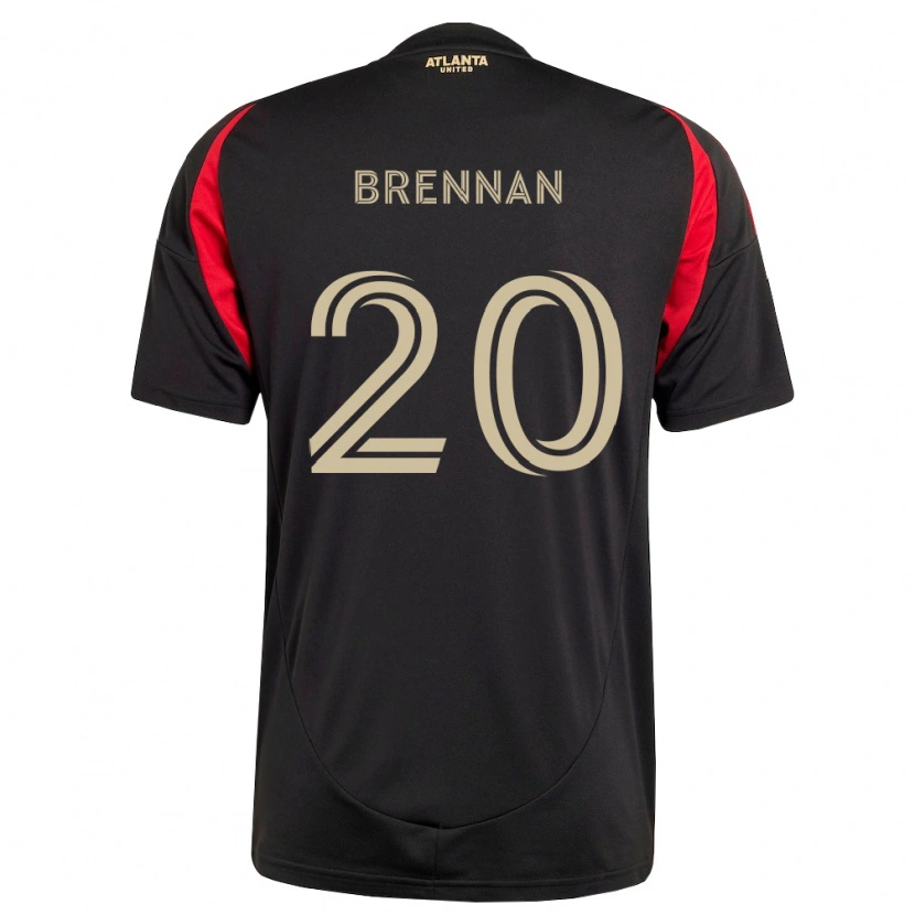 Danxen Dětské Luke Brennan #20 Černá Červená Domů Hráčské Dresy 2026/27 Dres